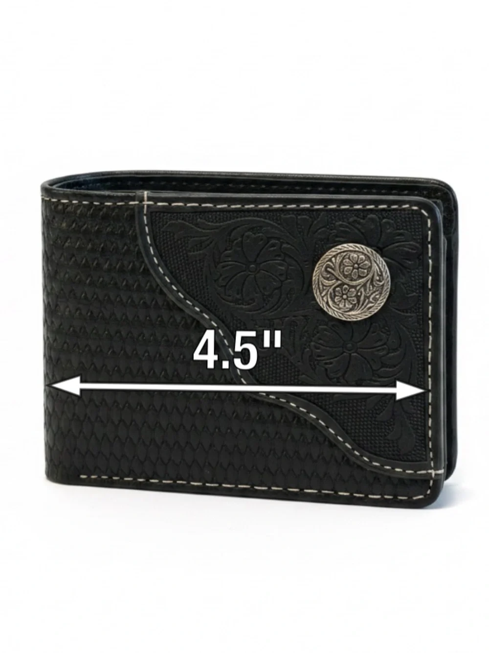 Distortion Black Wallet